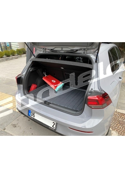 Volkswagen Golf 8 R Lıne Uyumlu Bagaj Havuzu Kokusuz Kaucuk 3D