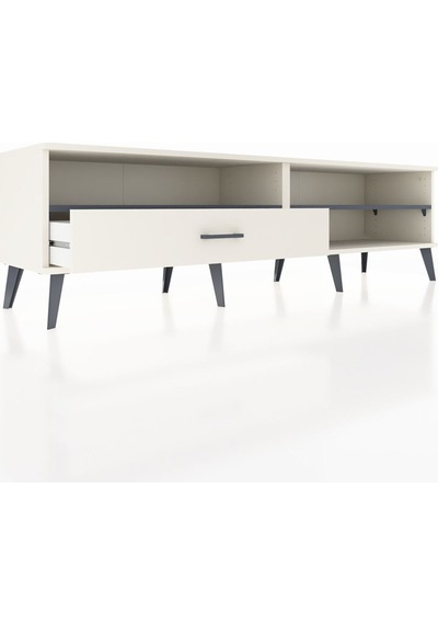 Hyperion Tv Ünitesi 2 Raflı Tek Çekmeceli 176x44x51 Aytaşı-antrasit/aytaşı Antrasıt/aytası Hyperion Tv Ünitesi 2 Raflı Tek Çekmeceli 176x44x51 Aytaşı-antrasit/aytaşı Antrasıt/aytası