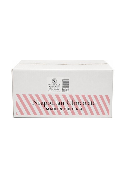 Ovalette Schöne Kuşaklı Madlen Bitter Çikolata 3 Kg