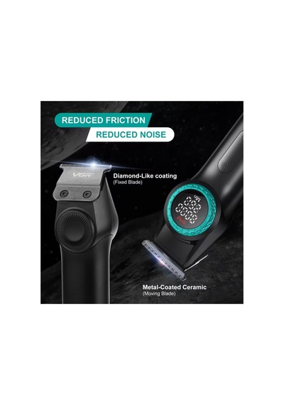 V-977 Sakal Tıraş Makinesi 8000 Rpm Fırçasız Bldc Motor 2500 Mah Batarya Şarjlı Saç Sakal Traş Makinesi V-977 Sakal Tıraş Makinesi 8000 Rpm Fırçasız Bldc Motor 2500 Mah Batarya Şarjlı Saç Sakal Traş Makinesi