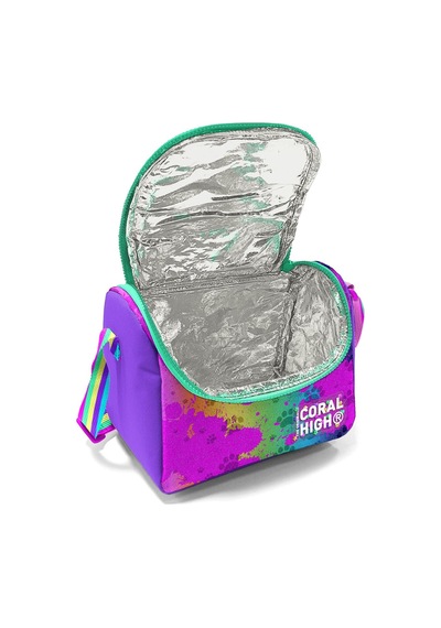Coral High Kids Mor Pembe Köpek Desenli Thermo Beslenme Çantası 11882