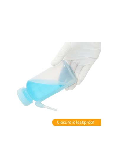 Borox Pe Plastik Piset Şeffaf İntegral Yıkama Şişesi 250 ML