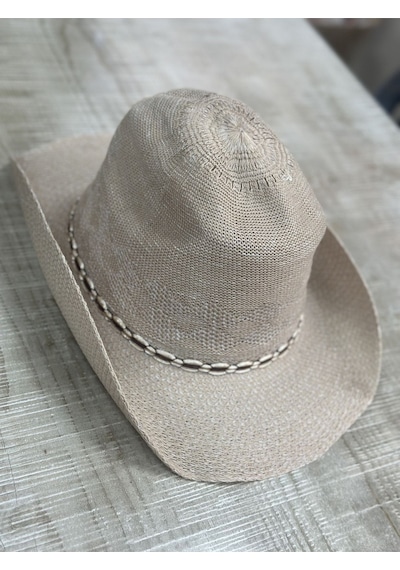 Aysbutk Unisex Hasır Şapka Bej