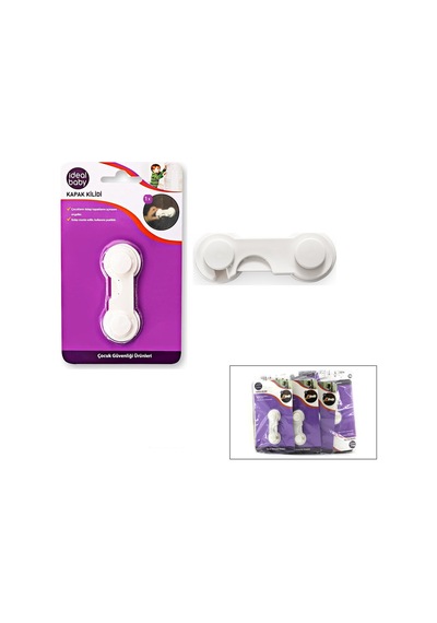İdeal Baby Ide-03 Kapak Kilit Çocuk Emniyet - 24'li Paket Diğer