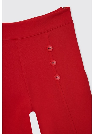 Panço Kız Çocuk Mercan Pantolon 2611gk04024 Kırmızı