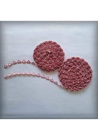 Motifli Şerit Nakış Modeli Nakış Aksesuar Pembe Diğer