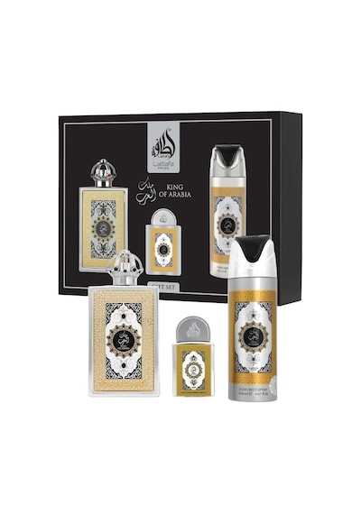 Lattafa Pride King Arabia Edp 100 Ml + 20 Ml +deospray 200 Ml Erkek Parfüm Seti Diğer