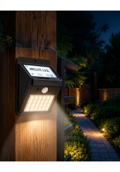 Hareket Algılayıcı Solar Led Duvar Lambası