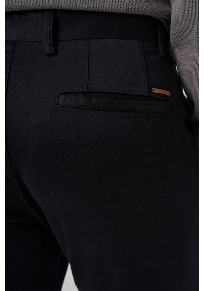Morven Erkek Siyah Pamuk Trend Slim Fit Chino Pantolon 26ks003003001 Siyah