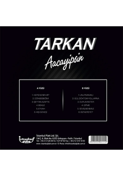 Tarkan - Aacayipsin Plak