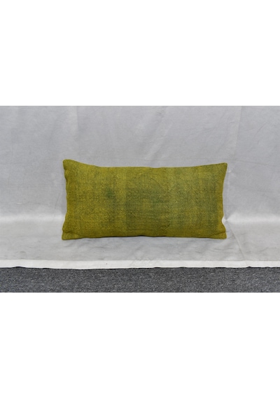 Zehra Abla Halı Yeni El Dokuma Dekorluk Lumbar Kilim Kırlent Yastık Kılıfı 7415 Çok Renkli