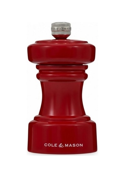 Cole & Mason H233069 Hoxton Parlak Kırmızı Tuz Değirmeni 104mm Çok Renkli
