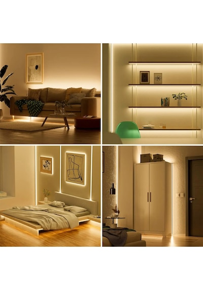 Forlife 320 Ledli 12 Volt İç Mekan Cob Şerit Led 5 Metre Günışığı