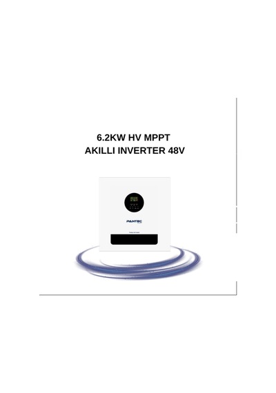 Pantec 6.2kw Yüksek Voltaj Tam Sinüs Akıllı İnverter 48v 100a Mppt Şarjlı İnverter