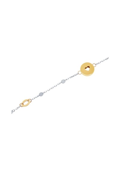 Gülaylar - Altın 14 Ayar Hollow Bileklik N11.16123 Sarı Altın