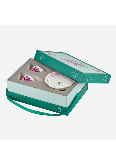 Pembe Porselen Kahve Fincan Seti 100 Ml