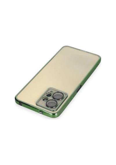 Newface Xiaomi Redmi Note 12 4g Kılıf Razer Lensli Silikon - Yeşil