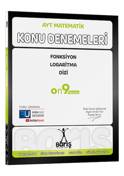 Barış Ayt Matematik Fonksiyon Logaritma Dizi Konu Denemeleri