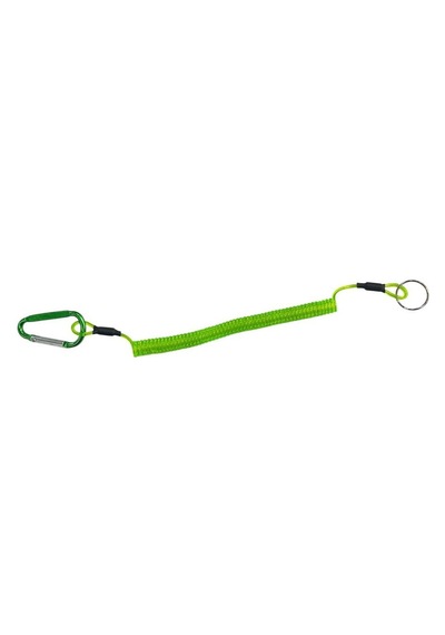 Powerex Spiral Karabinalı Balıkçı Askı Aparatı 21cm Yeşil