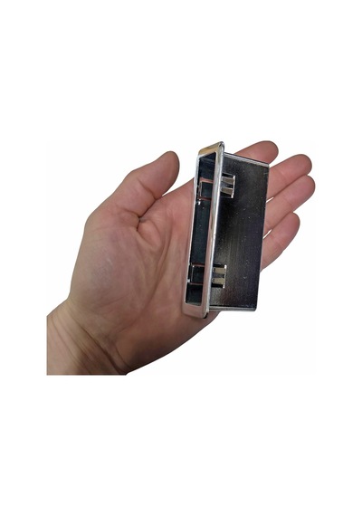 Çelik Kapı Alt Kilit Karşılığı 24mm*95mm Plastik Damak Sürgü İç Karşılık Kilidi Damağı Karşısı