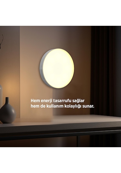 House Pratik Hp91 Şarjlı Hareket Sensörlü Led Lamba Beyaz