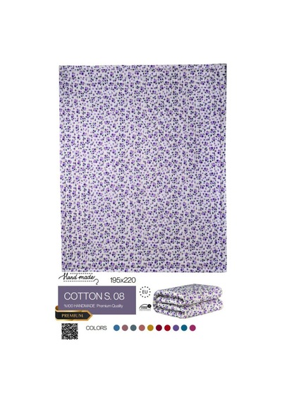 El Dikişi Çift Kişilik Emprime Yorgan Cottons.08 Cottons.08