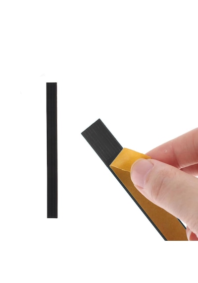 Microcase Kesilip Ayarlanabilir Silikon Bavul Teker Kılıfı Al4830 8 Adet Siyah