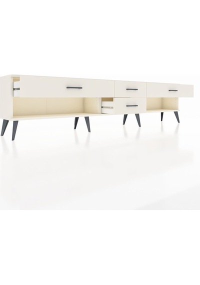 Arges Tv Ünitesi 4 Çekmeceli 220x30x51 Aytaşı-antrasit/aytaşı Antrasıt/aytası - Aytası Arges Tv Ünitesi 4 Çekmeceli 220x30x51 Aytaşı-antrasit/aytaşı Antrasıt/aytası - Aytası