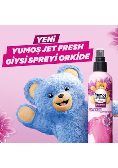 Yıkamadan Ferah Koku Ve Ütü Etkisi Olan Giysi Spreyi 200 Ml 100'lü Set