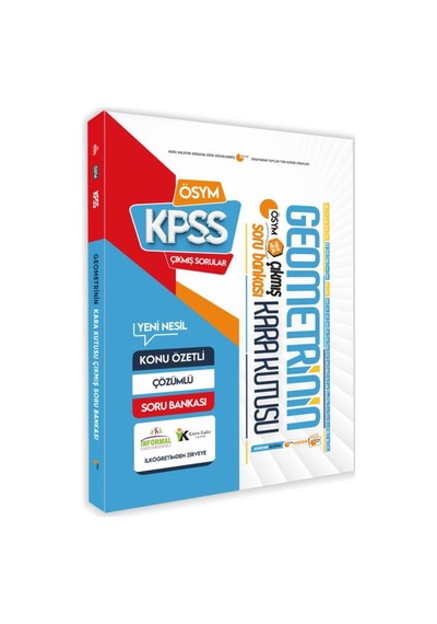 KPSS Matematik Tek Kitap-geometri Ve Sayısal Mantık Kara Kutu