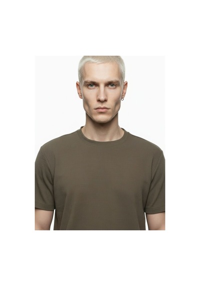 Regular Fit Erkek Tshirt K.kol Haki