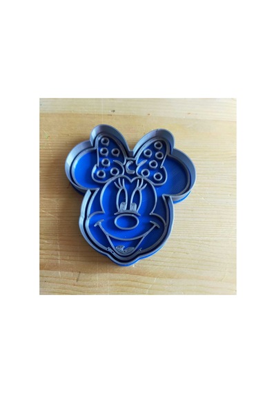 Minnie Mouse Kurabiye Kalıbı 2 Parça Gıdaya Uygun 3d Baskı Kalıp Diğer