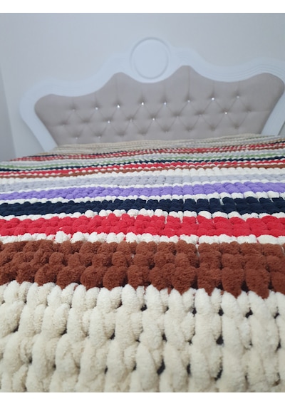 Palm Puffy Çift Kişilik Battaniye -