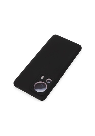 Newface Xiaomi Mi 13 Lite Kılıf Nano İçi Kadife Silikon Semeglbl - 54 - Siyah Sıyah