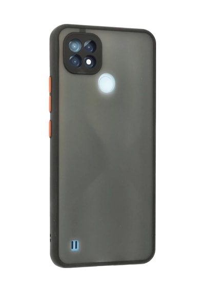 Realme C21 Uyumlu Kılıf Montreal Silikon Kapak - Siyah