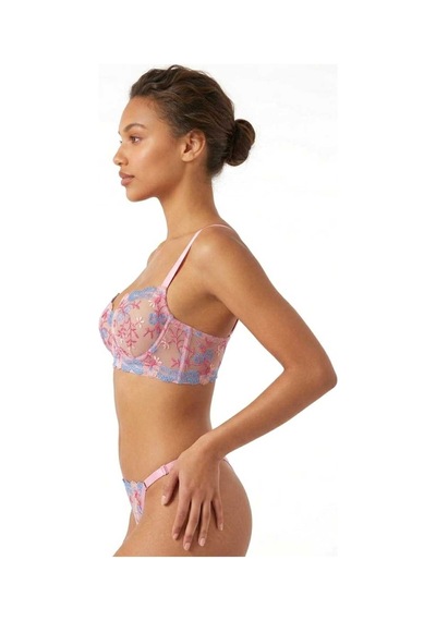 La Linaa Çiçekli Balenli Sütyen Iç Çamaşırı Takım - Dantelli İç Giyim Pembe - 921492206 Pembe La Linaa Çiçekli Balenli Sütyen Iç Çamaşırı Takım - Dantelli İç Giyim Pembe - 921492206 Pembe