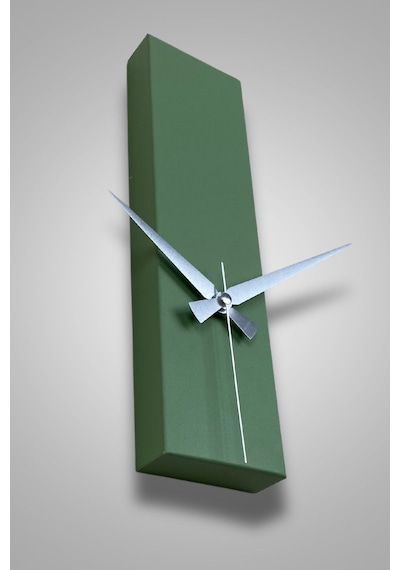 Jaka Model Dekoratif Metal Akar Sessiz Mekanizmalı Duvar Saati 34 9,5 Cm Yeşil