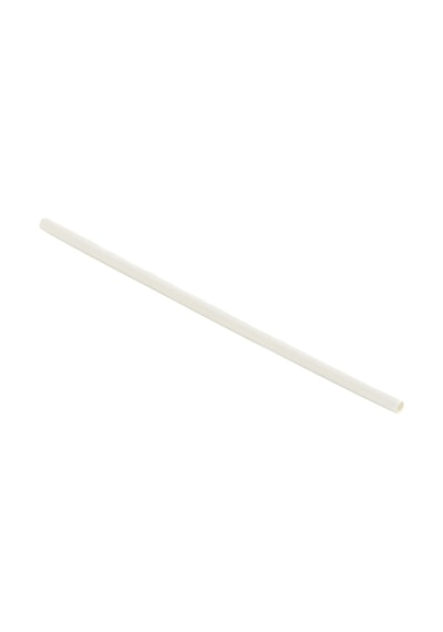 Kağıt Pipet Beyaz Sargısız 6x195mm 100 Adet 100 Adet