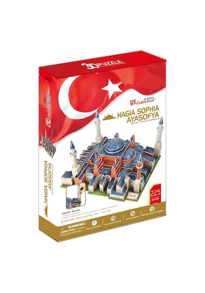 Cubic Fun 3d 225 Parça Puzzle Tarihi Ayasofya  Camii