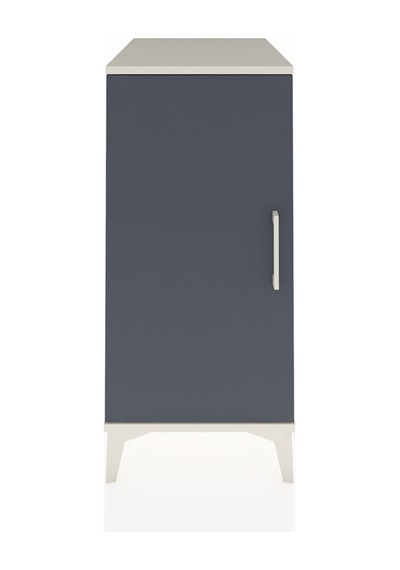 Kronos Komodin 2 Raflı Tek Kapaklı 44x59x96 Aytaşı-antrasit Aytası