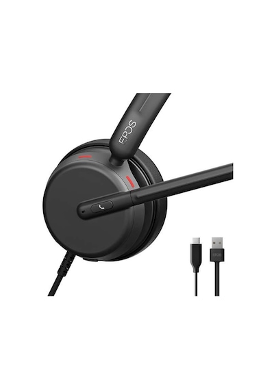 Epos Impact Kablolu 460 Çift Taraflı Usb-a/usb-c Kulaküstü Kulaklık