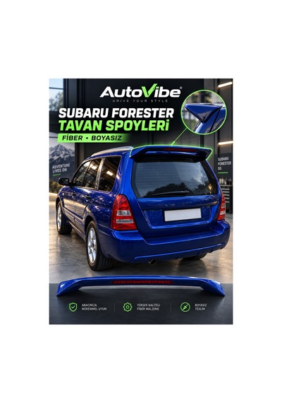 Subaru Forester Spoiler Spoyler Fiber Boyasiz