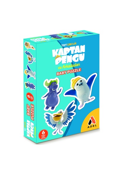 TRT Çocuk Kaptan Pengu  Baby Puzzle