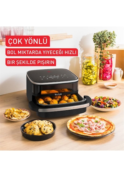 Tefal Easy Fry XL Surface 2200 W 4 L Süper Kompakt Boyutlu Geniş Air Fryer Fritöz