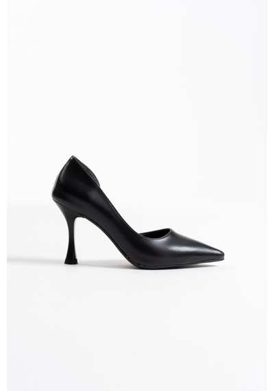 Roof Atelier Angela Kadın Siyah Stiletto İnce Topuklu Ayakkabı Siyah