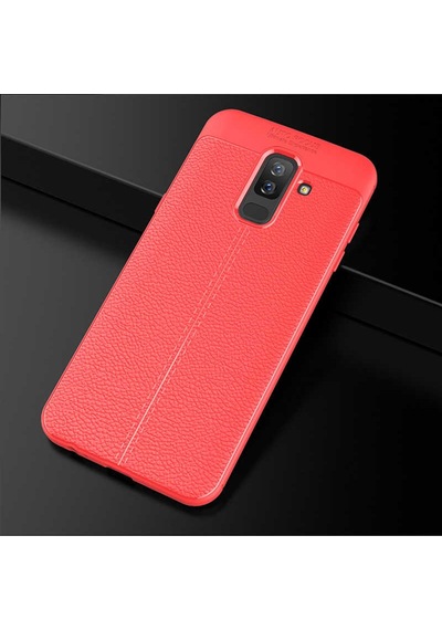 Samsung Galaxy Uyumlu A6 Plus 2018 Kilif Deri Tarzi Niss Silikon Case 389467489