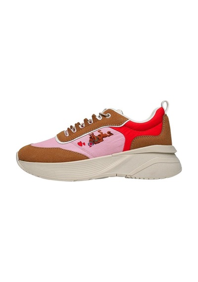 Kadın Vegan Deri Pembe Sneakers - Warner Bros Scooby Doo Found Love Tasarım Çok Renkli Kadın Vegan Deri Pembe Sneakers - Warner Bros Scooby Doo Found Love Tasarım Çok Renkli