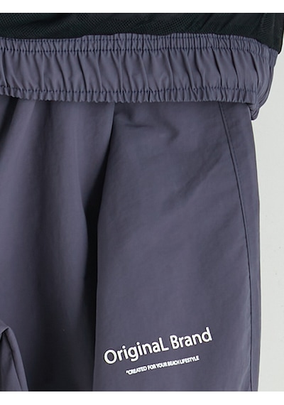 Lcw Swımwear Mor Kısa Boy Baskılı Erkek Deniz Şortu