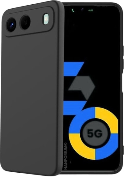 Tecno Spark 40 5g Uyumlu Silikon Kılıf - Pastel Renk Tonu Kamera Korumalı Esnek Kapak - Siyah