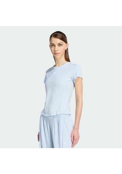 Adidas Essentials Scalloped Edge Baby Kadın Tişört C-adıke1108b30a00 Mavi